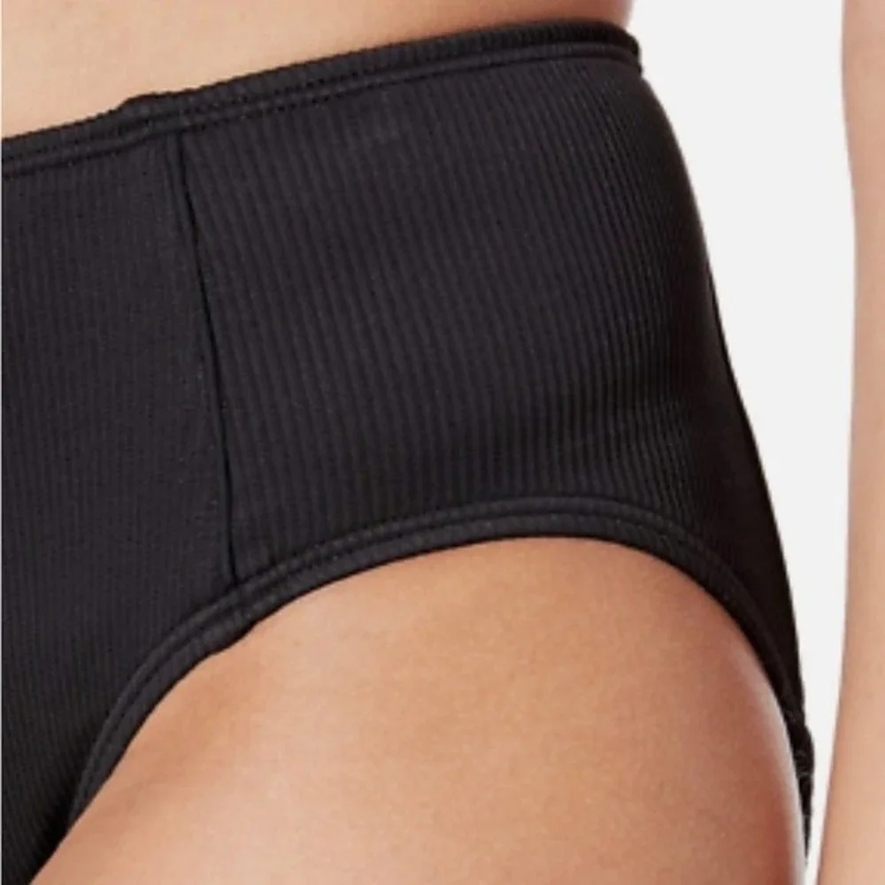 Kate Spade NY Black Marco Island Bikini Swimsuit‎ Bottoms Women's sz SM S10252